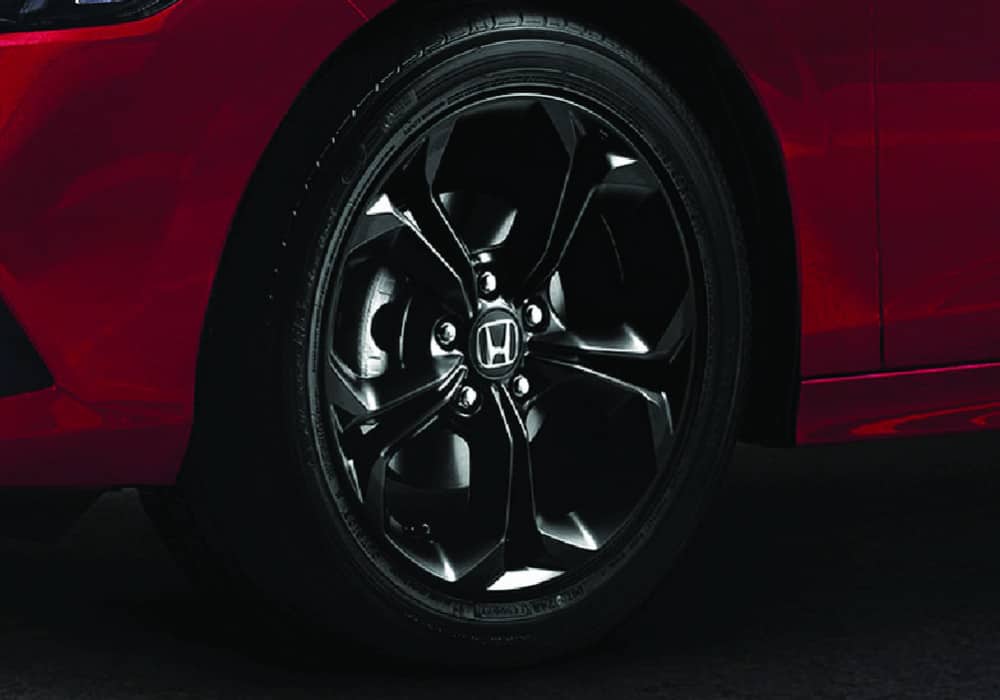17 inch Sporty Matte Black Alloy Wheels