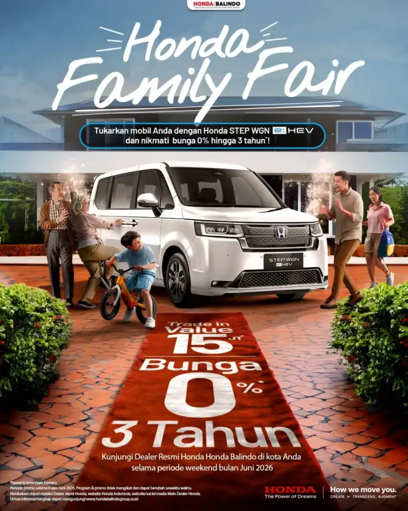 Honda Family Fair Hadirkan Program Trade-In Menguntungkan untuk Honda STEP WGN e:HEV